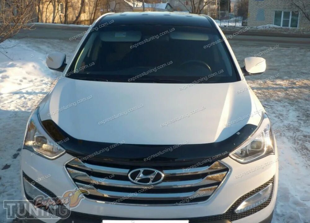 Капот санта фе 3. Дефлектор капота Санта Фе 3. Дефлектор капота Hyundai Santa Fe 2016. Дефлектор капота Хендай Санта Фе 3. Дефлектор капота на Санта Фе 3 DM.