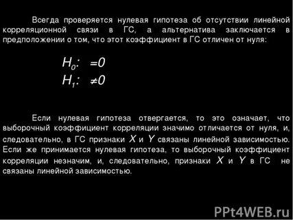 Отсутствие гипотезы
