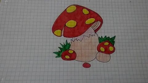 Папа рисует грибы