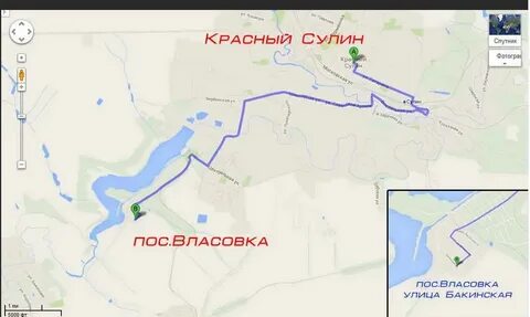 Карта красного сулина
