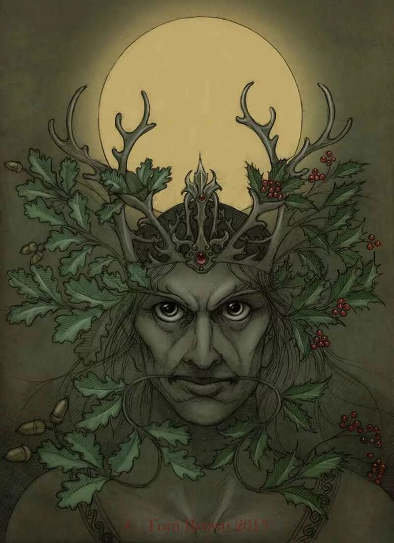 Йоль дата. Король падуб йоль. йоль король дуба. йоль кернунн. йоль король остролист.