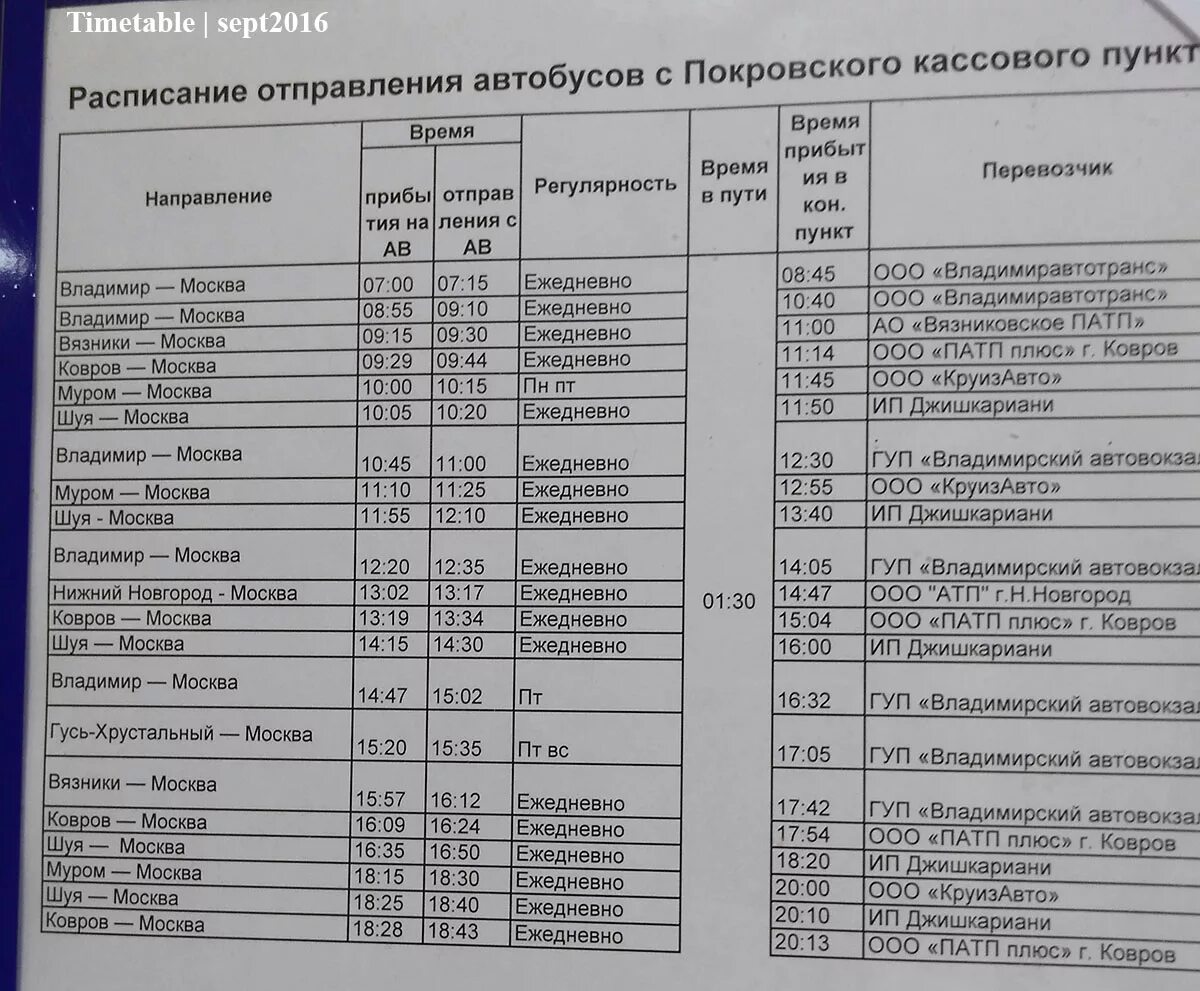 Автовокзал г.Покров расписание автобусов. Автовокзал ковров расписание.