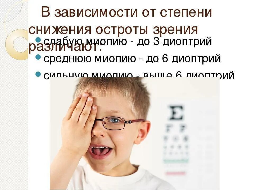 Степени близорукости у детей. Профилактика миопии у детей школьного возраста. Миопия у детей школьники. Снижение остроты зрения. Почему с возрастом снижается