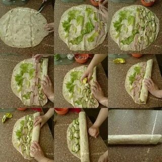 Как правильно скрутить лаваш