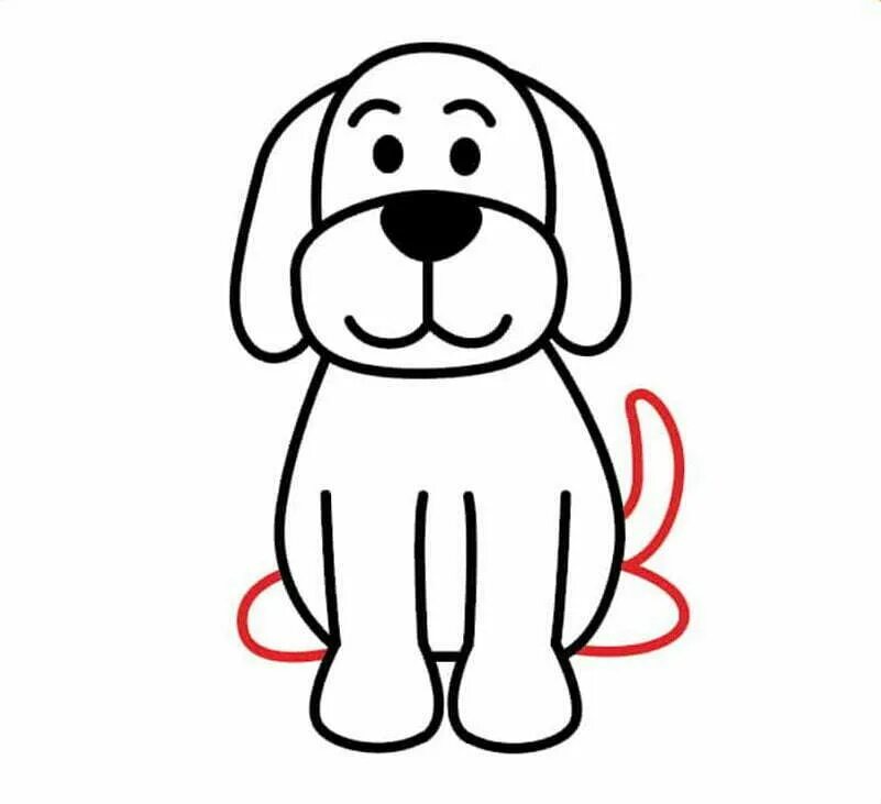 Быстро и легко нарисовать собаку. Собачка рисунок. Картинки собак для рисования. Рисунок собаки для срисовки. Щенки для рисования для детей.