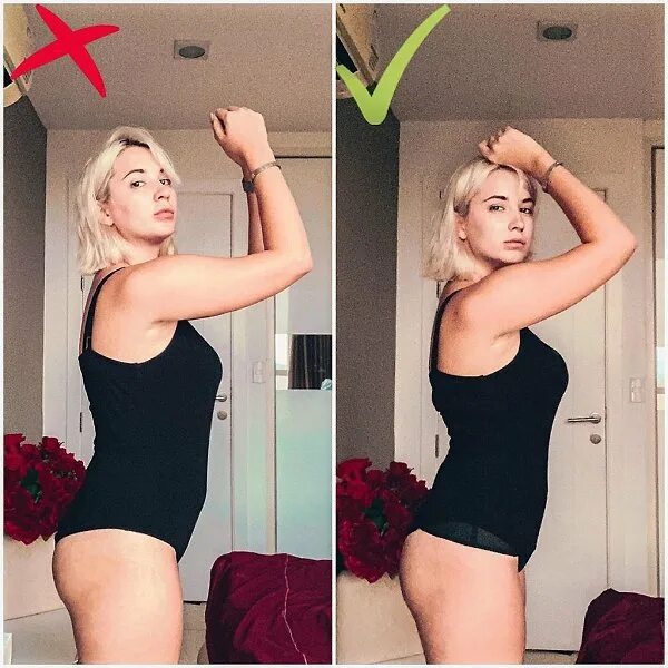 На фото выгляжу худее. Позирование в купальнике для полных. Позы для фотосессии чтобы казаться стройнее. Позы для фото чтобы казаться стройнее. Удачные и неудачные позы для фотосессии.