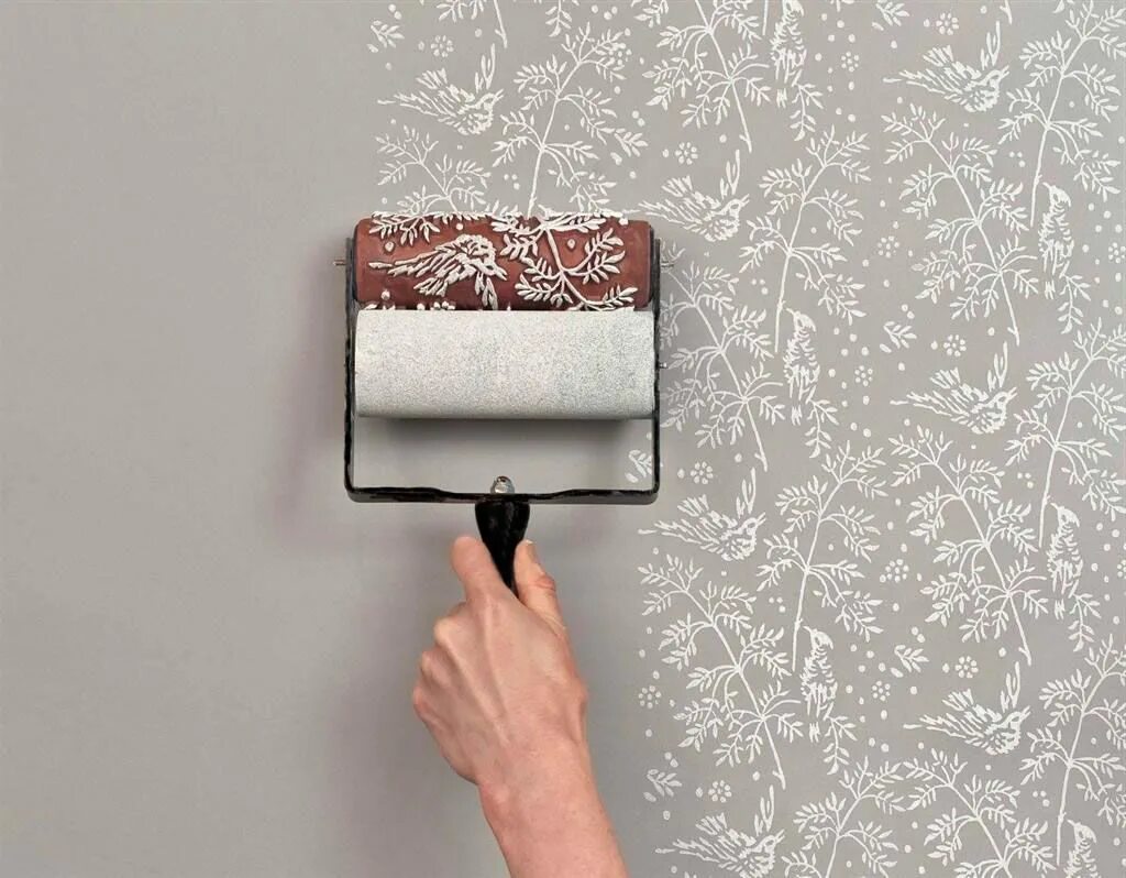 Окраска шпаклевки. Узорный валик для декора стен. Декоративная покраска стен. Фактурные валики для покраски. Фактурный валик для покраски стен.