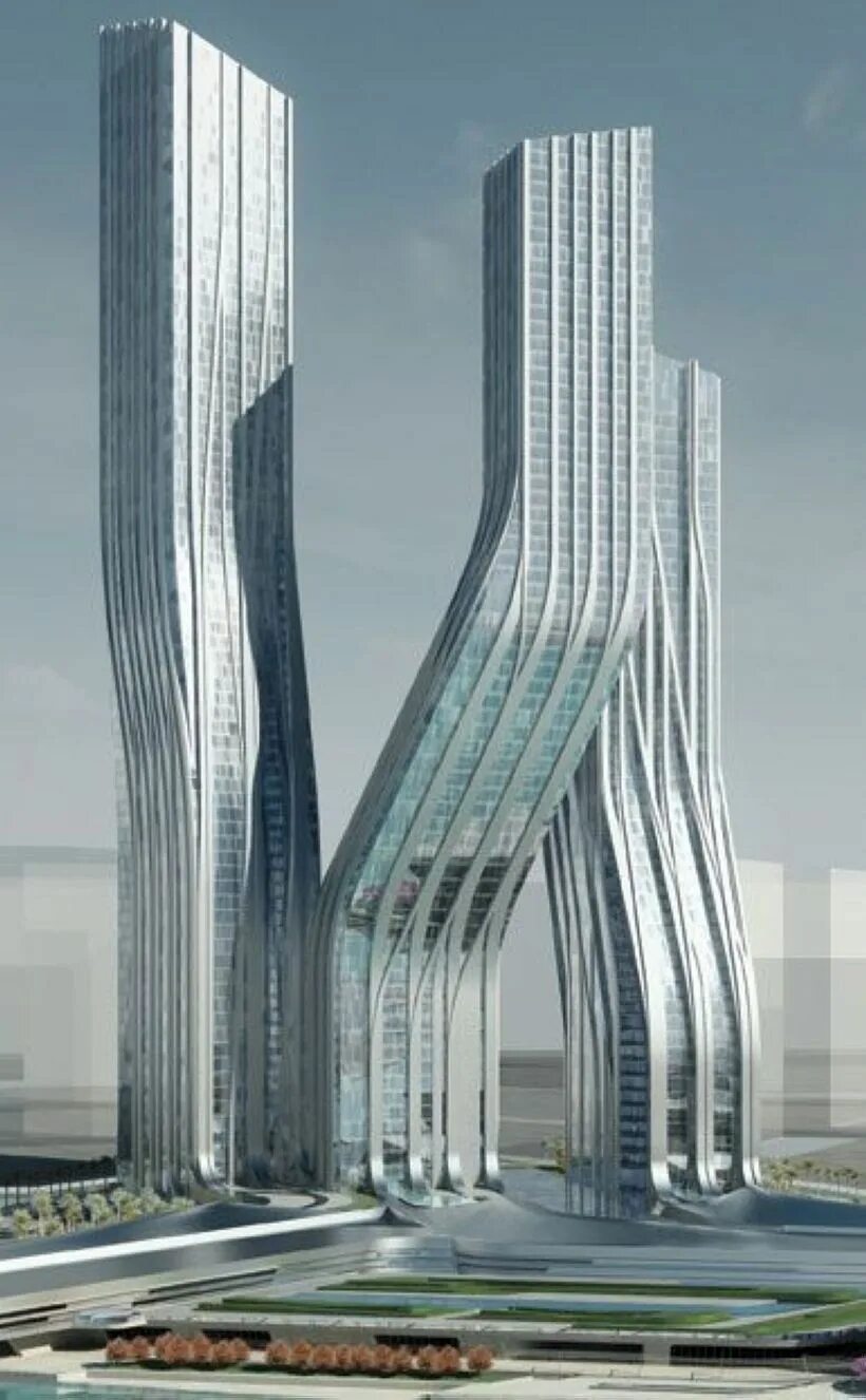 Заха Хадид небоскребы Signature Towers. Башни в Дубаях Заха Хадид. Заха Хадид архитектура Дубаи. Дубай Хадид Архитектор. Signature towers