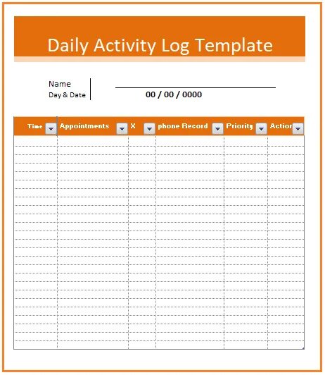 Шаблоны Daily log. Шаблон all activity. Daily activities. Template Daily reflection. Activity log