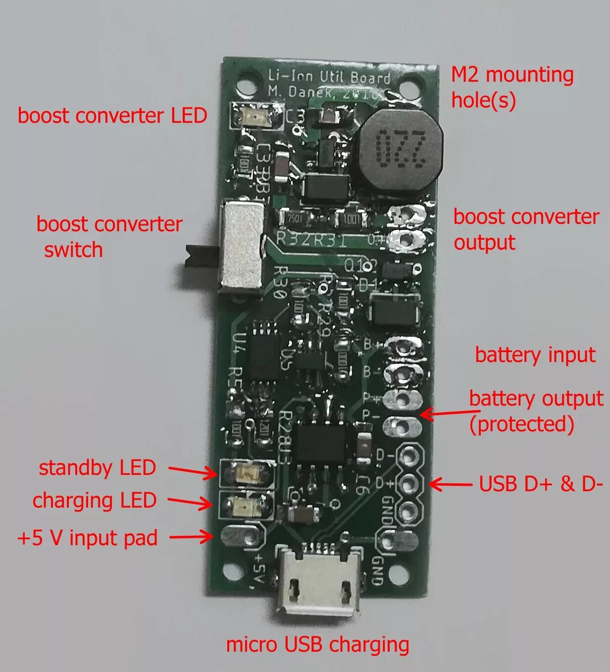 Battery input. Charger Board stc8g. Li-ion Battery Charger SKLC 0420-0650.