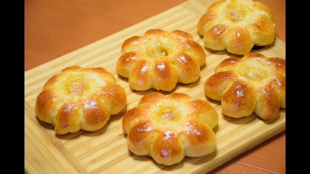 Булочки "Ромашка" Овкусе.ру - Ежедневная готовка в радость! Пошаговые рецепты с 