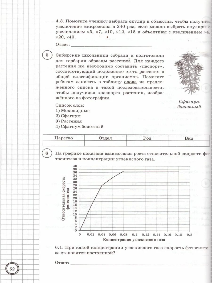 Впр биология 5 класс образец 2023