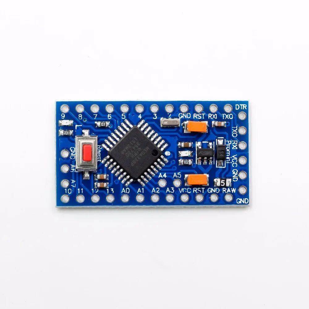 Arduino mini atmega328p. Контроллер arduino pro mini (atmega328) 5в.