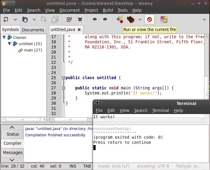 Java directory