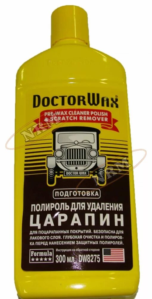 Купить полироль для кузова автомобиля от царапин. Doctor Wax dw8307 полироль. Doctor Wax 8307. Doctor Wax полировальная паста для хрома dw8317, 0.3 л. Паста тонкая полировальная 300мл. Doctor Wax 8307.