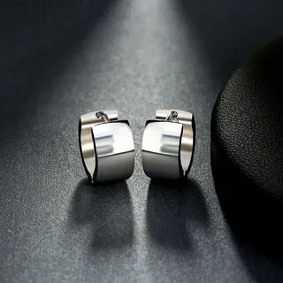 Серьги широкие кольца