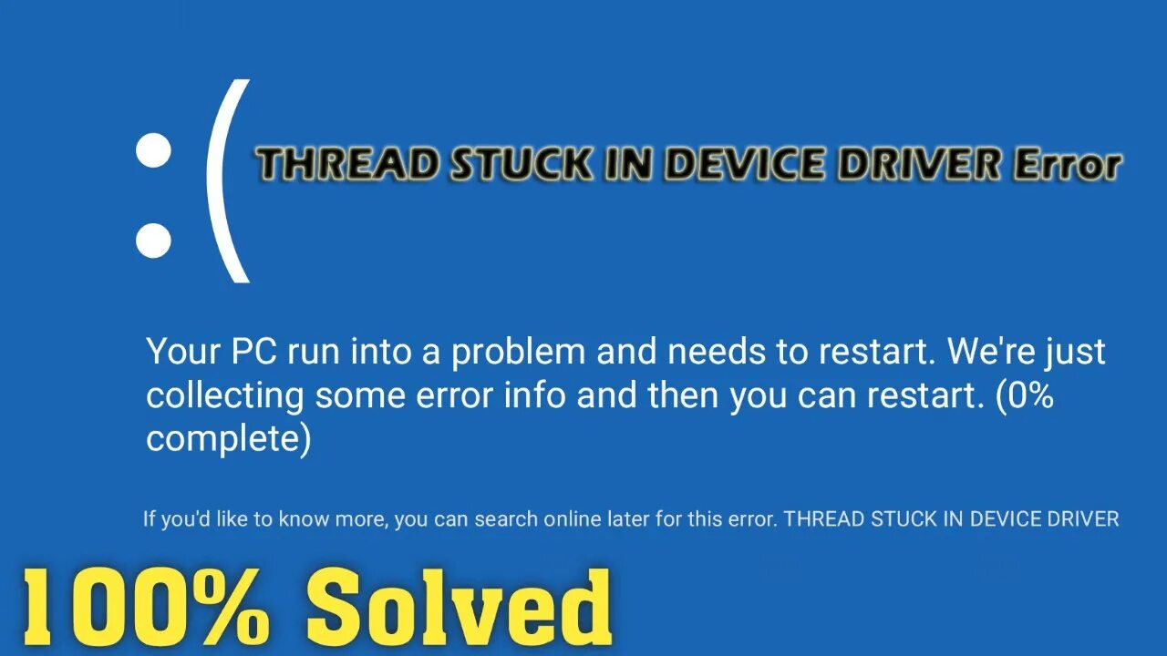 Ошибка span. Ошибка thread_Stuck_in_device_Driver. Thread Stuck in device Driver. Thread Stuck in device Driver Windows 10 как исправить. Что такое DRIVERERROR.