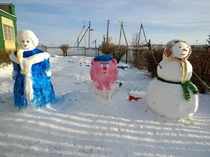 Лепка из снега