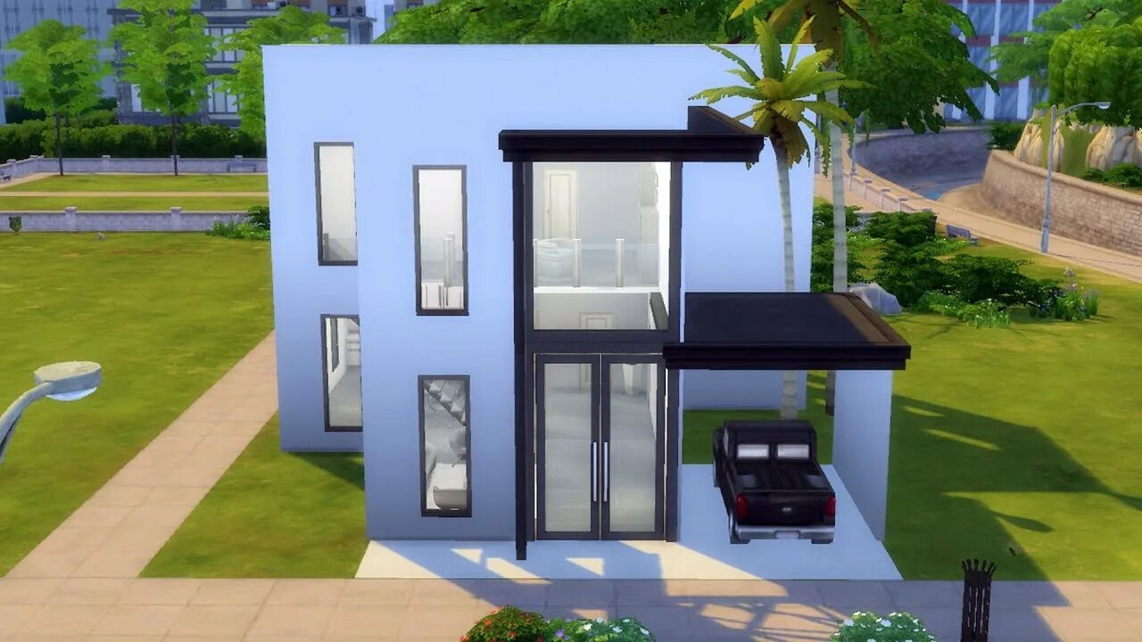 Дом в симс 4 идеи. Modern House SIMS 4. SIMS 4 дом. Маленький дом в симс 4. Лёгкий дом в симс 4.