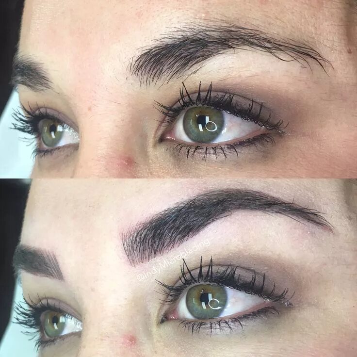 Пудровый татуаж бровей Brows, Perfect brows