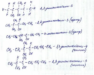 2 изомера октана