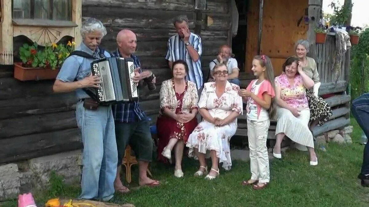 Деревенские люди. Посиделки под гармонь. Деревенские посиделки. Деревенские гуляния.