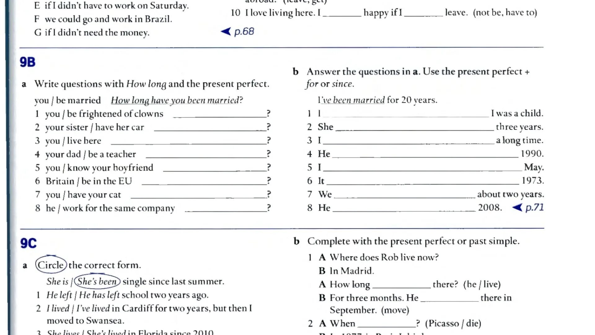 How long present perfect. Все презент Перфект английский. How long you have this car. Английский 9 страница 45