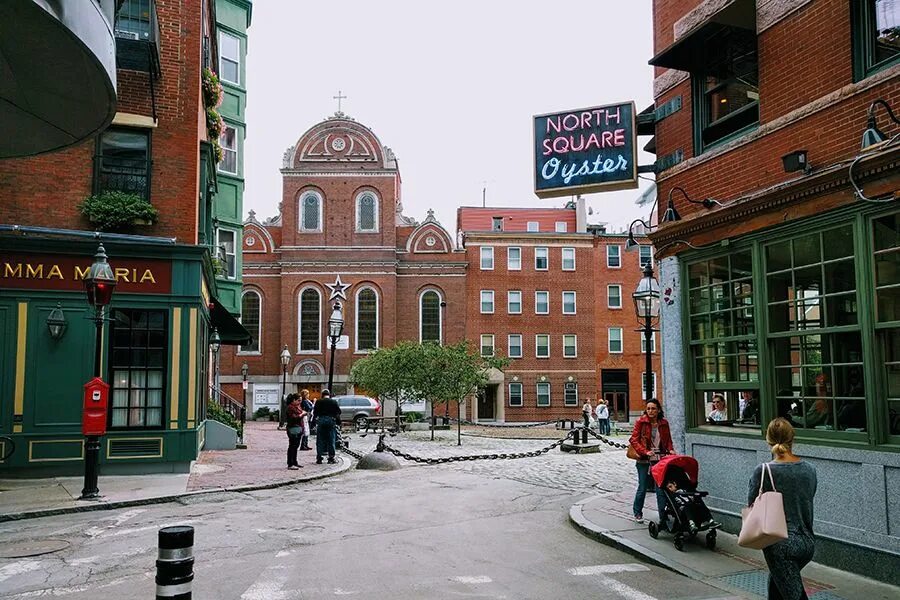 The north end. Норт энд бостон. тд гарден бостон. норс энд в бостоне. north end.