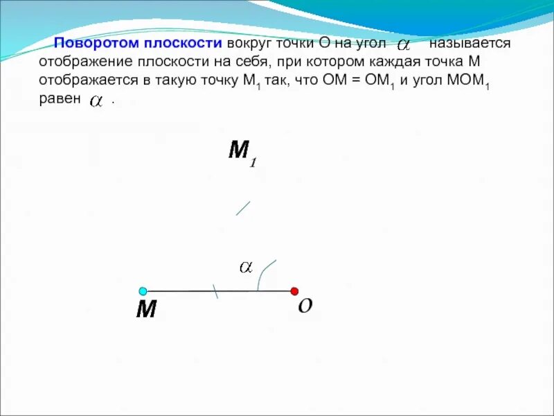 Поворот вокруг точки на заданный угол. Поворот плоскости вокруг точки. Отображение плоскости поворот. Поворот вокруг точки на угол. Движение отображение плоскости на себя.