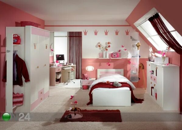 Фото комнаты для девочки 12 лет Bright Girl's Bedroom: Robeson Design Неоклассика Детская Сан Диего от э