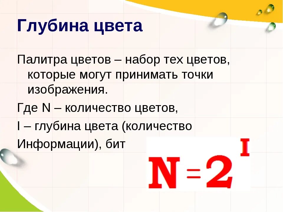 Глубина цвета в палитре из 16 цветов