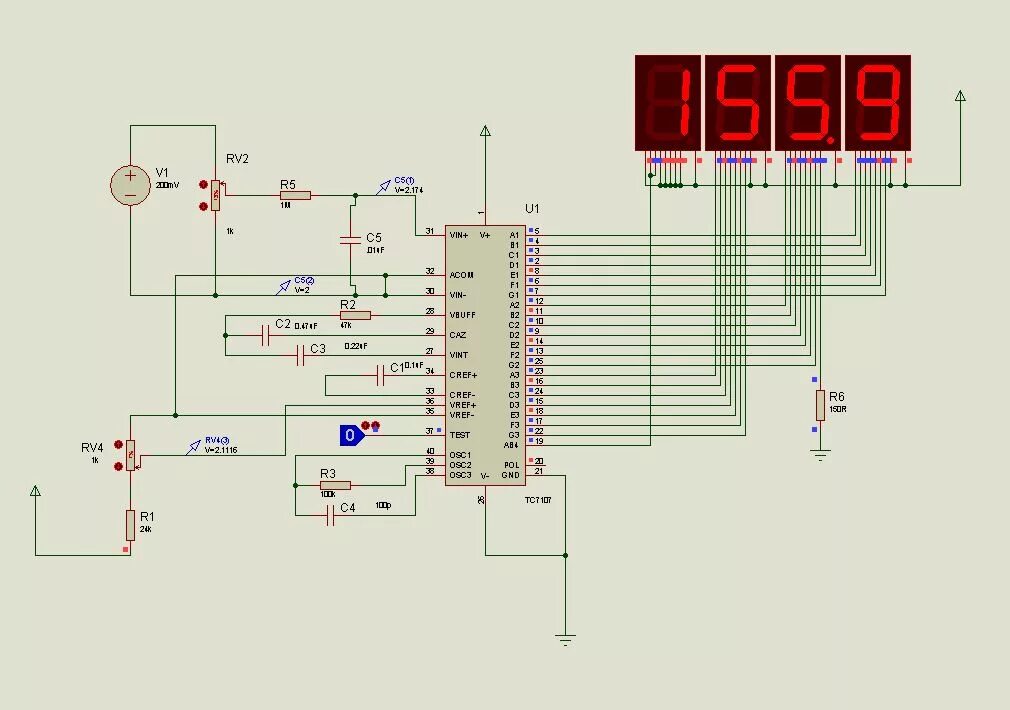 Амперметр в мультисиме. Цифровой электронный вольтметр схема. icl7107 амперметр схема. вольтметр цифровой на icl7107. цифровой вольтметр мультисим.