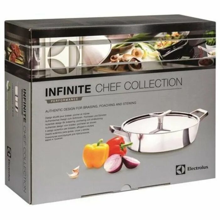 Infinite chef. Сковорода electrolux infinite chef. кастрюля electrolux. крышка для кастрюли electrolux. сковорода-вок electrolux infinite chef 944189328.