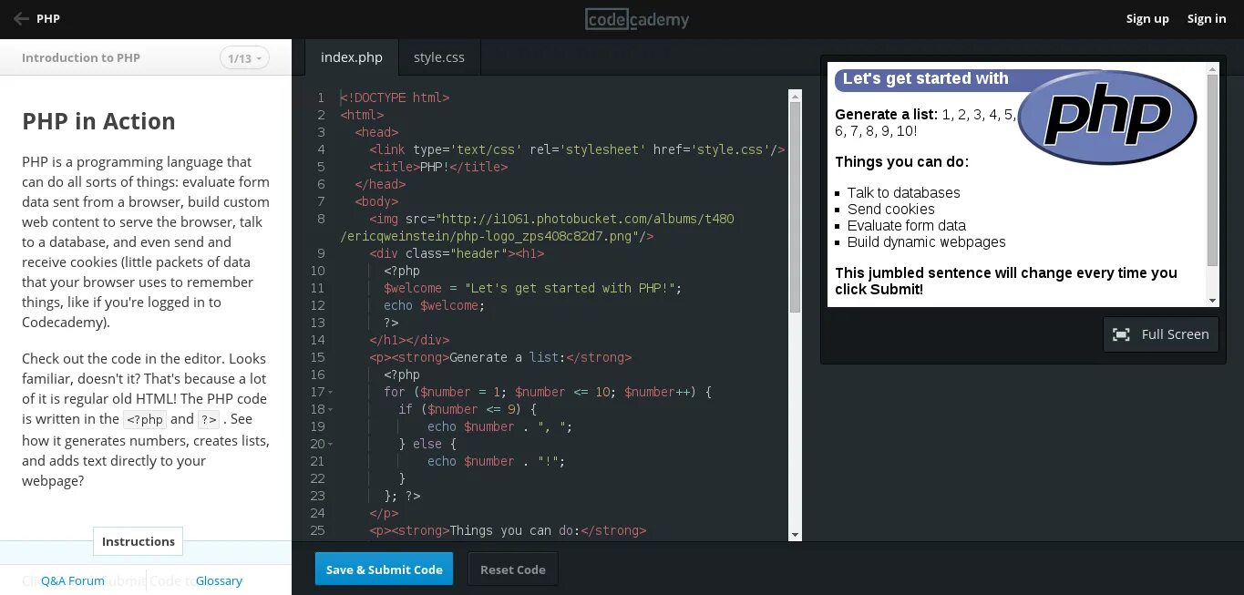 Php strong. Код в индекс php. Code Academy. Programming php: creating Dynamic web Pages.