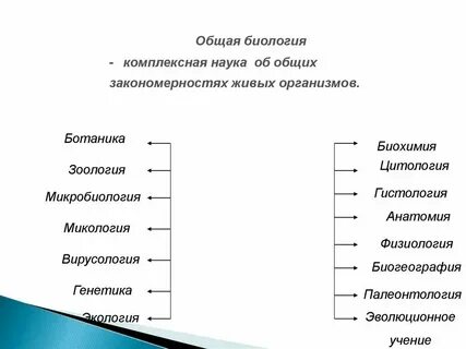 Общая биология это наука изучающая