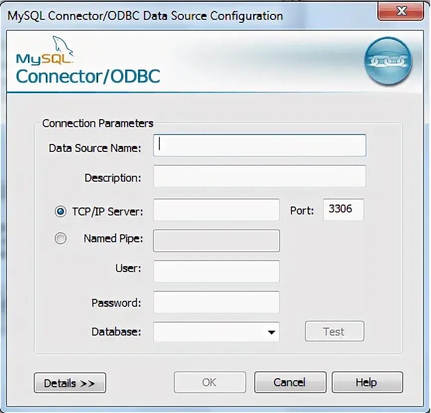 MYSQL Connector. ODBC. Source configuration