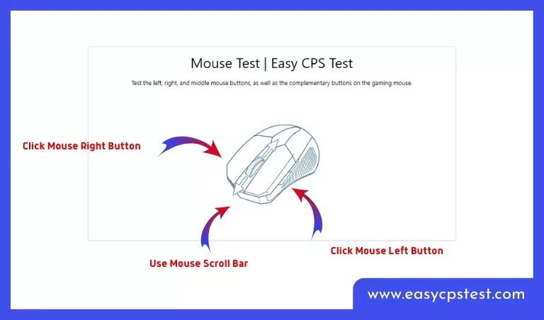 Mouse tester. Mouse tester