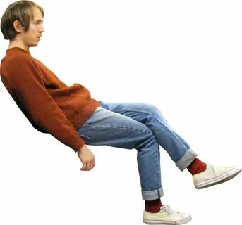 Sitting down