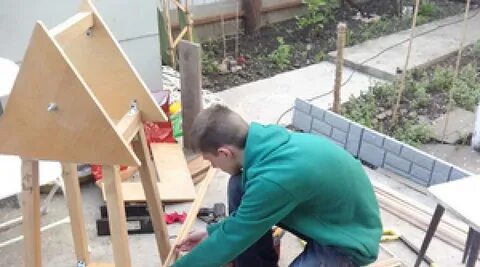 Размеры декоративной мельницы своими руками