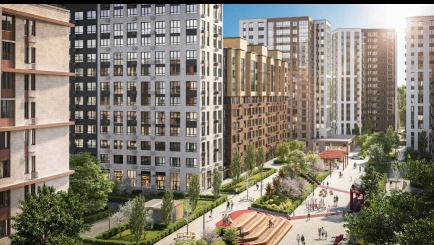 Купить 3-комнатную квартиру 85,9 м² в жилом районе "Испанские кварталы" по адрес