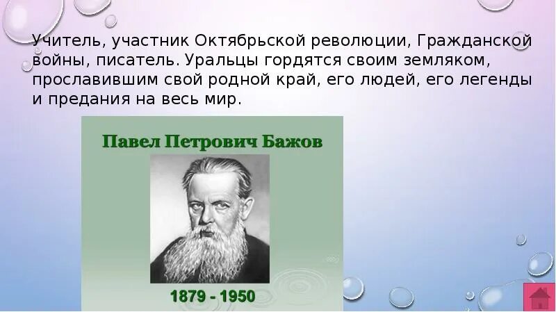 О каком писателе идет речь.