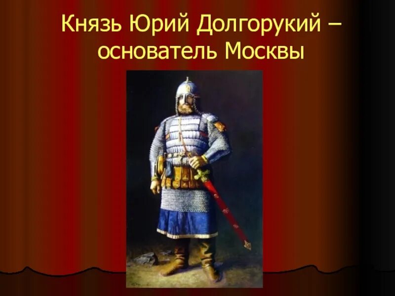 Какой город основан князем долгоруким. Московские князья с Долгорукого.