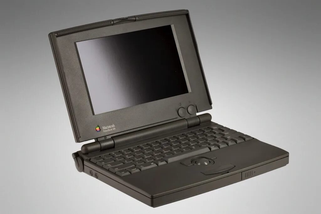 Встроенная мышь ноутбука. Apple POWERBOOK 100. POWERBOOK (1991). Macintosh POWERBOOK 100. Макинтош пауэрбук 1991.