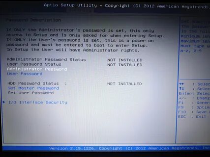 Boot setup