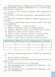 Ниже приведены примеры межличностных отношений