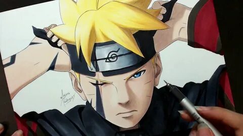 Speed Drawing - Boruto Uzumaki (Boruto: Naruto Next Generations) - YouTube.