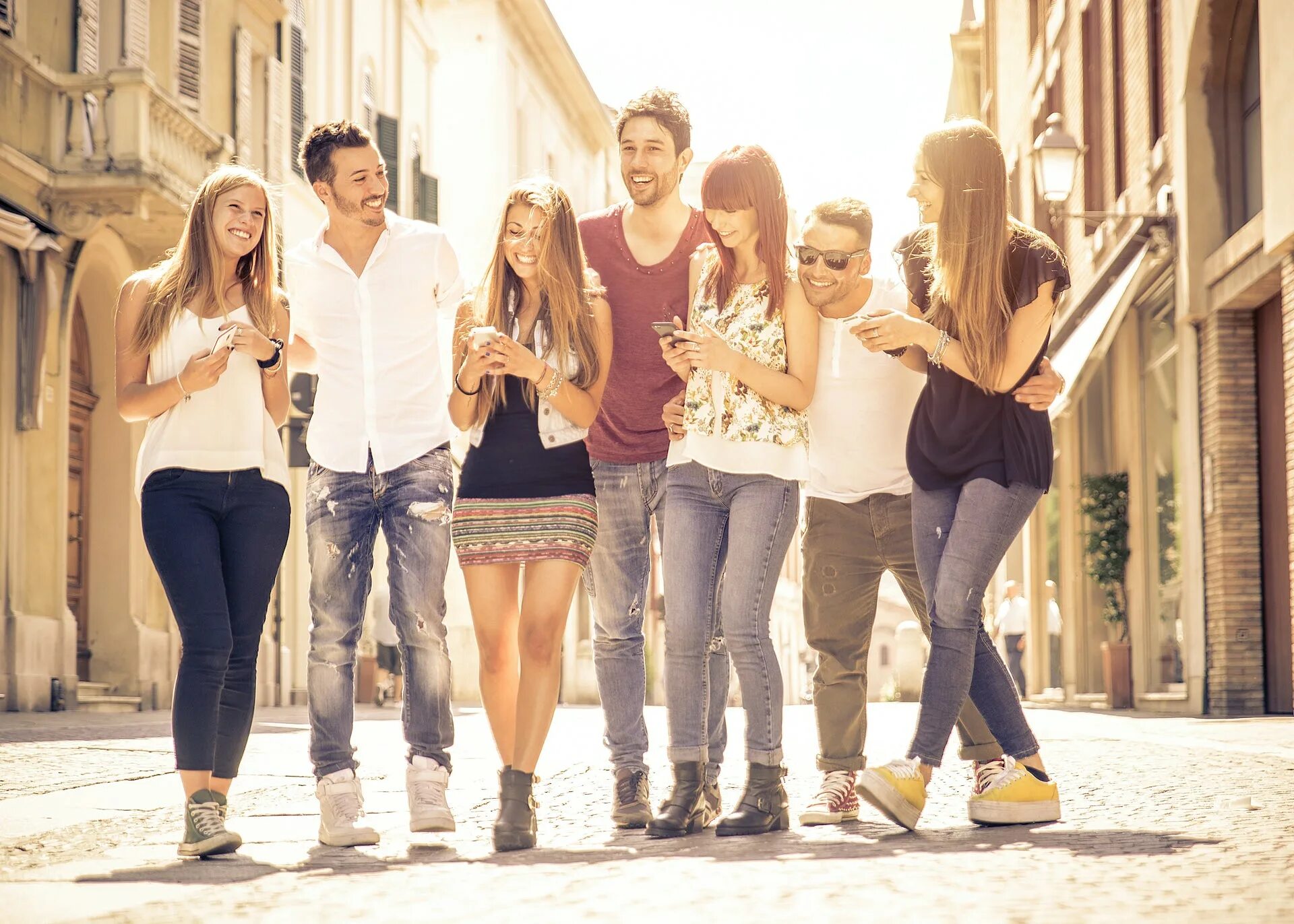I meet a lot of friends