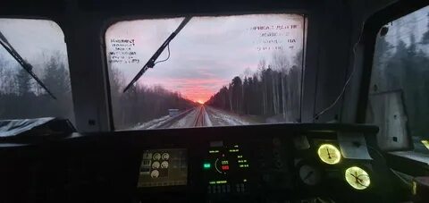 Поезда ночь машинист