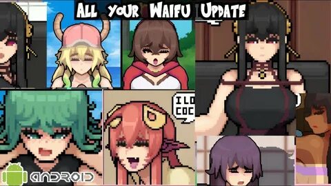 All Your Waifu Game New Update Gameplay best Game Pixel animation Simulasi James