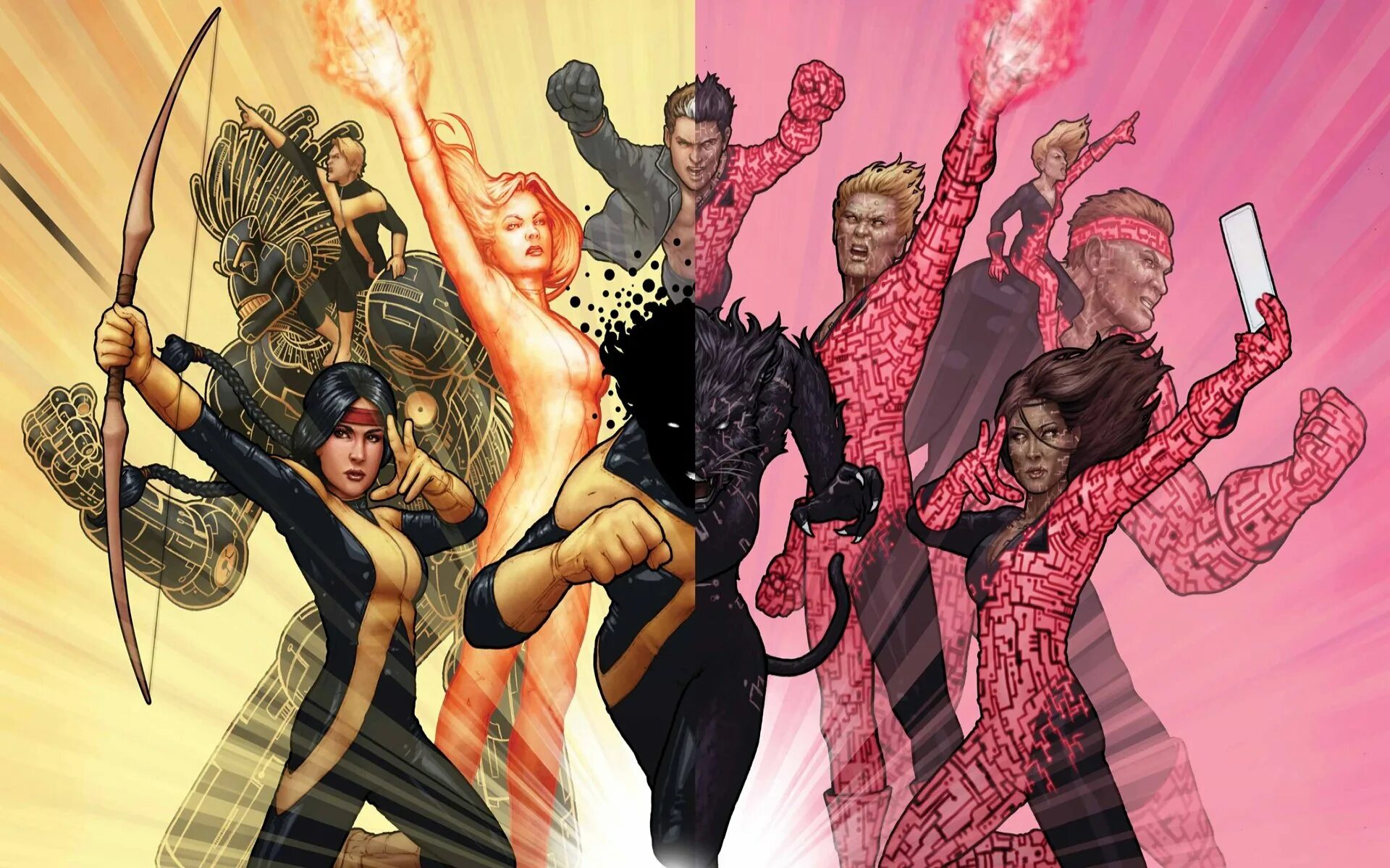 New x men. Комиксы Марвел the New Mutants.